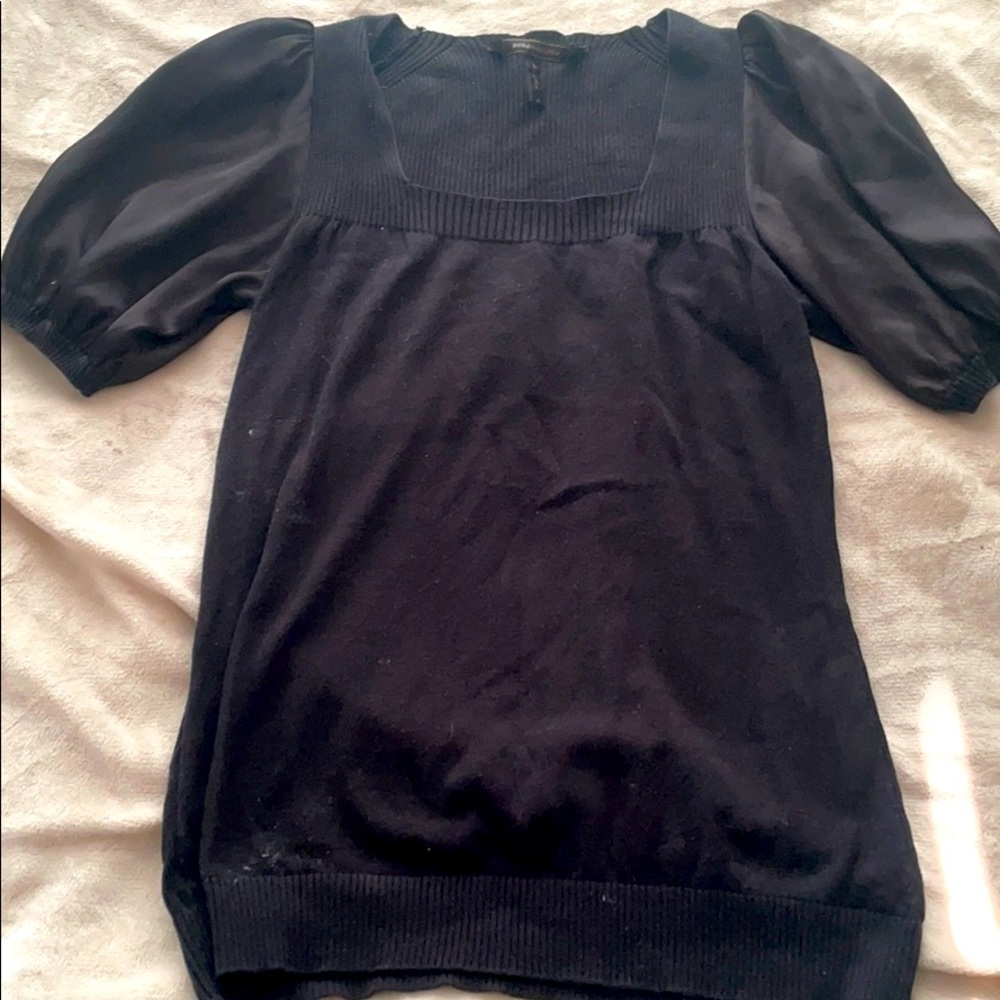 BCBG Max Adria top size medium. Black